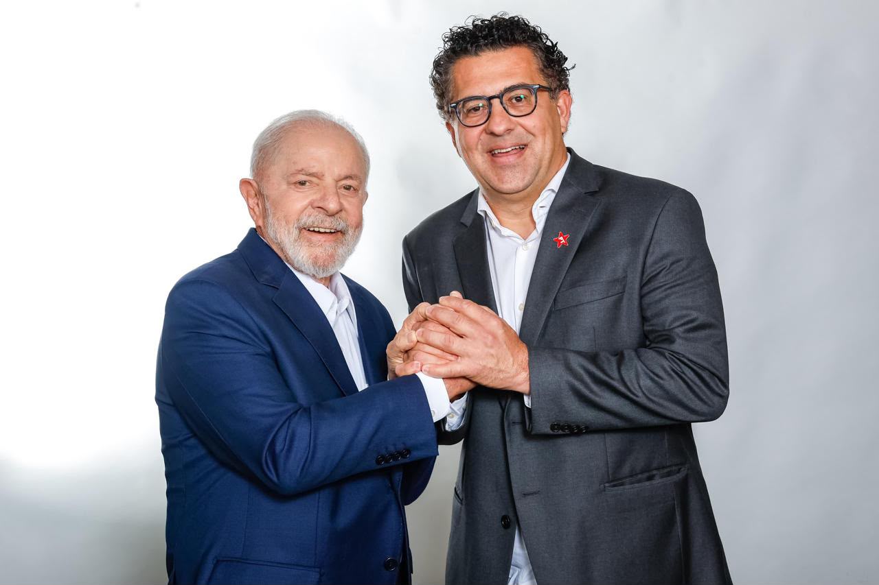 Deputado Alencar Santana com o Presidente Lula
